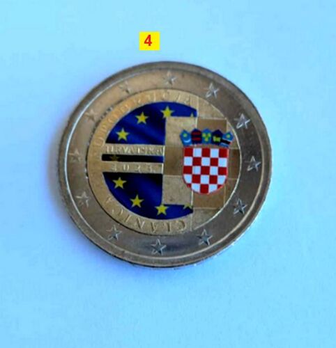Croatie 2023 - Adhesion A L'Union Europeenne - 2 Euros Commemorative Couleur