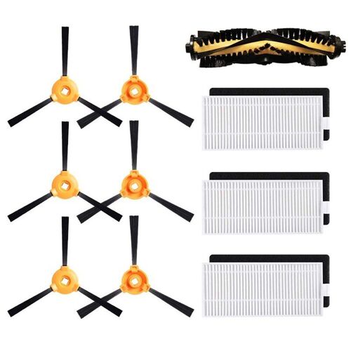 Remplacement pour brosse principale Deebot N79S, filtre, brosse latérale Kit d'accessoires pour aspirateur robot Ecovacs Deebot N79 N79S