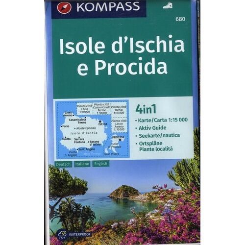 Kompass Wanderkarte 680 Isole D' Ischia E Procida 1:15.000