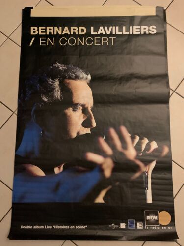Bernard Lavilliers - En Concert Histoire En Sc¿Ne - 80x120 Cm - Affiche / Poster Envoi En Tube