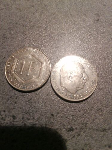 Pièce 1 Franc. 1988. Charles De Gaulle