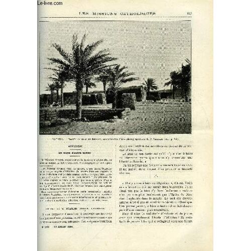 Les Missions Catholiques N° 1833 - Abyssinie, Un Appel D Outre Tombe, Aux Oasis Sahariennes Par Le R.P. Vellard, Les Papous, Les Nepu Ou Sorciers