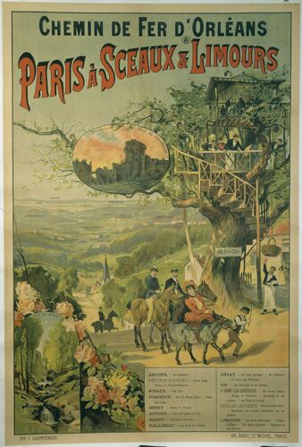 Affiche Paris À Sceaux Et Limours