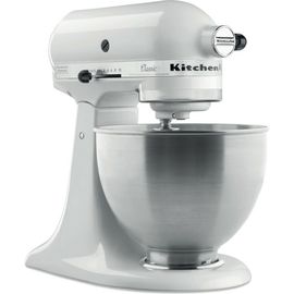 KitchenAid Classic 5K45SSE - Robot pâtissier - 275 Watt - blanc