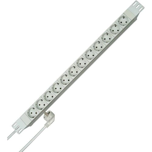 Kopp multiprise 19 Zoll 12fach blanc Schutzkontakt 931204016