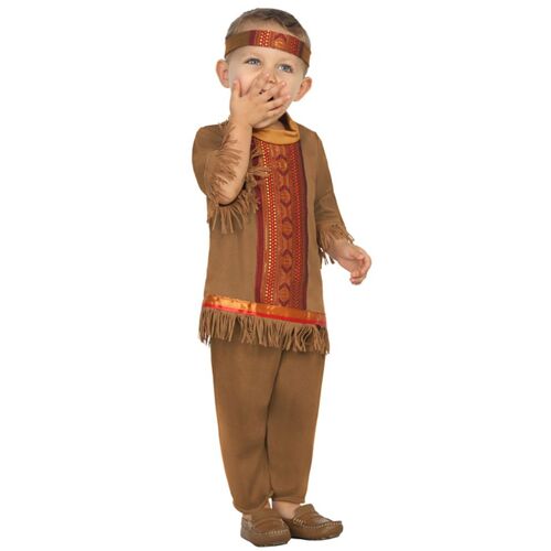 Déguisement Indien - Enfant - Taille 2/3 Ans - 2/3 Ans (86 À 96 Cm)