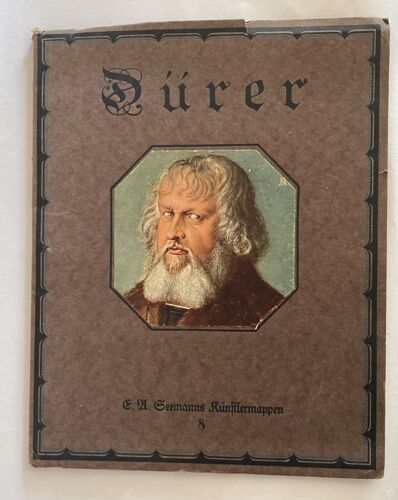 Dürer. Neun Farbige Wiedergaben Seiner Hauptwerke, Mit Einer Darstellung Seines Wirtens, Leipzig, Seemanns Künstlermappen 8, Paul Johannes Rée