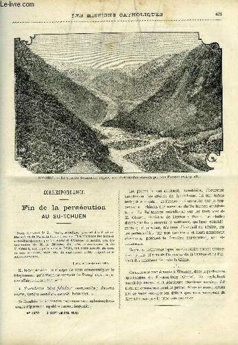 Les Missions Catholiques N° 1370 - Fin De La Persécution Au Su-Tchuen, Nouvelles Hébrides, Une Tournée Pastorale En Norvège Par Mgr Fallize, De Whydah A Abomey Par Le R.P. Ignace Lissner, L Église(...)