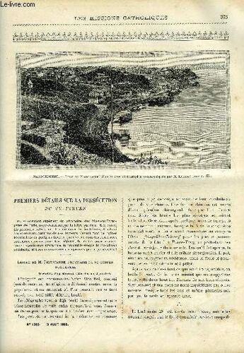 Les Missions Catholiques N° 1366 - Premiers Détails Sur La Persécution Du Su-Tchuen, Madagascar, Lettre Du R.P. Vigroux, A Pékin, Mandchourie Et Sibérie Orientale Par Adrien Launay, L Inde Catholique
