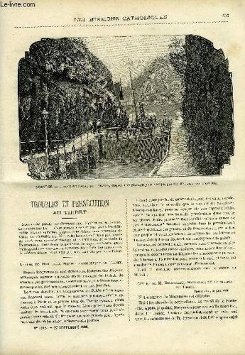 Les Missions Catholiques N° 1373 - Troubles Et Persécution Au Thibet, Port D Espagne, La Mission De Tobago, Une Tournée Pastorale En Norvège Par Mgr Fallize, Dans Le Haut Oubanghi Par Mgr Augouard