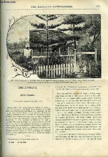 Les Missions Catholiques N° 1356 - Tahiti, La Nouvelle Mission Des Iles Cook, Dans La Forêt Par Le R.P.L. Lejeune, Mandchourie Et Sibérie Orientale Par Adrien Launay