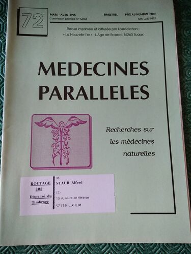 Medecines Paralleles 72