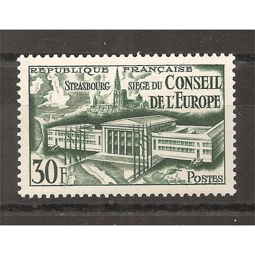 923 (1952) Conseil De L'europe N* (Cote 5,5e) (6815)