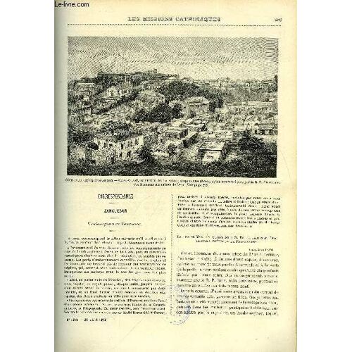 Les Missions Catholiques N° 1255 - Zanguebar, L Esclavagisme Au Zanguebar, Kottayam, Ravages De La Petite Vérole, Découverte Des Restes Des Pères Blancs, Massacrés Près De Ghadamès, Les Gni Ou Gni-Pas(...)