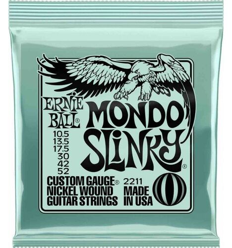 Ernie Ball 2211 - Jeu De Cordes Guitare Électrique Mondo Slinky - 10,5-52