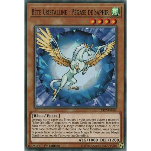Yu Gi Oh ! Deck Bête Cristalline Prêt Pour Être Joué En Français
