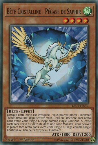 Yu Gi Oh ! Deck Bête Cristalline Prêt Pour Être Joué En Français