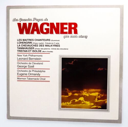 Disque Vinyle 33t 33 Tours Les Grandes Pages De Wagner Que Vous Aimez Cbs 39383