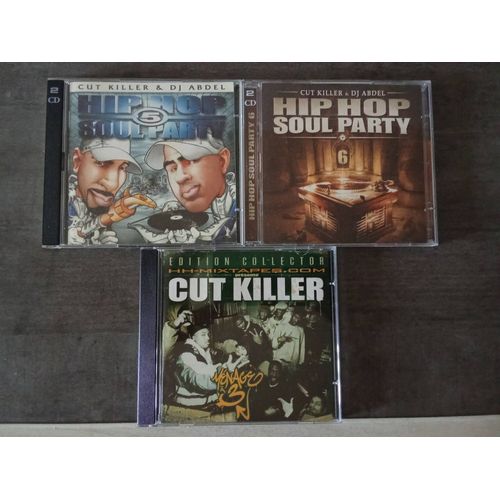 Lots Hip Hop Soul Party 5, 6 Et Edition Collector Menage À 3 - Cut Killer, Dj Abdel