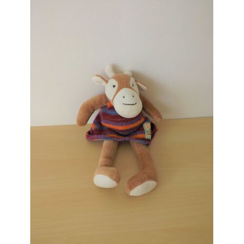 Doudou Vache Robe La Grande Famille Moulin Roty