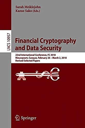 Financial Cryptography And Data Security