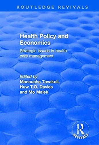 Health Policy And Economics Strate