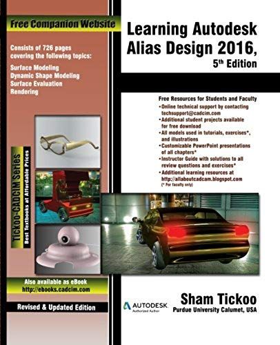 Learning Autodesk Alias Design 2016, 5th Edition