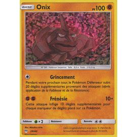 Carte Pokemon - Onix - 29/40 - Holo Mosaïque - Mc Donald 2019