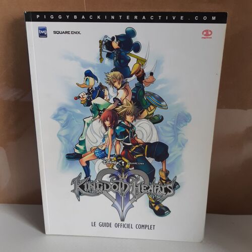 Guide Officiel Du Jeu Kingdom Hearts 2 Ii Disney Square Enix Piggyback Playstation Ps4 Pc Ps2