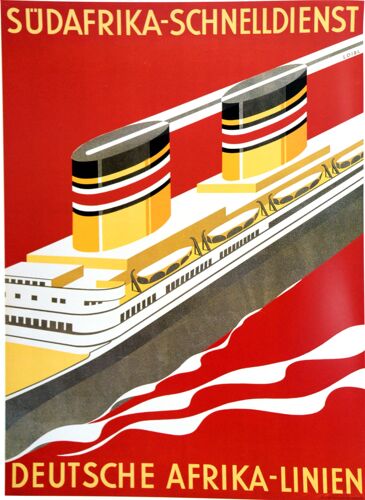 Affiche Deutsche Afrika Linien