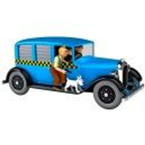 Les Voitures De Tintin 1/24°- Editions Hachette - N° 7 Le Taxi De Chicago « Tintin En Amérique »-Moulinsart