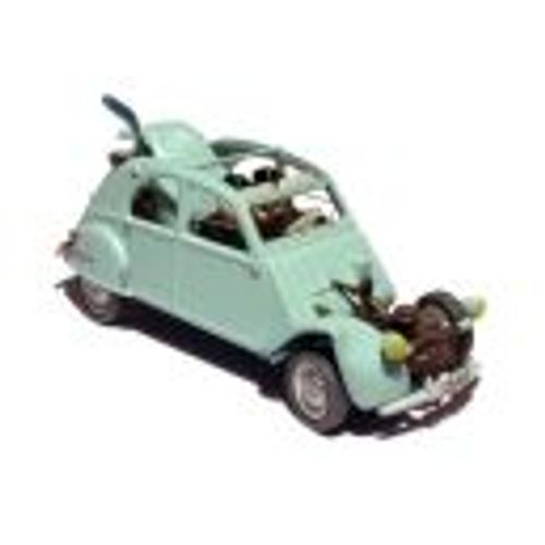 Les Voitures De Tintin 1/24°- Editions Hachette - N° 11 La 2 Cv Cassée Dans Les Bijoux De La Castafiore-Moulinsart