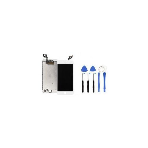 Ecran Lcd Et Vitre Tactile - Iphone 6s Plus Blanc + Verrre Trempé + Outils