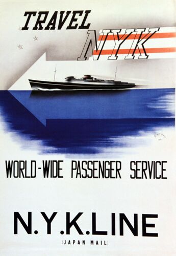 Affiche N.Y.K Line