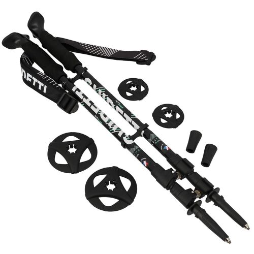 Bâtons De Marche Vendus À La Paire Guidetti Altitude 63 À 135 Cm 275g Gris 91571