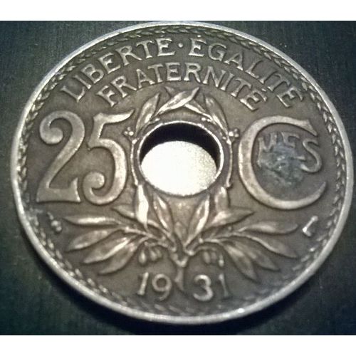 Pièce De 25 Centimes De Franc (1931)