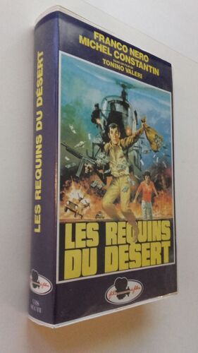 K7 Vhs "Les Requins Du Desert" Film De Tonino Valeri Avec Franco Nero Et Michel Constantin Editions Fil A Film
