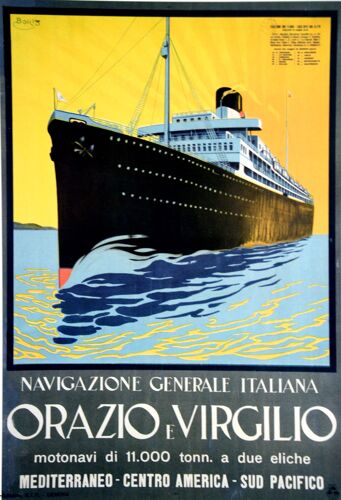 Affiche Orazio Virgilio