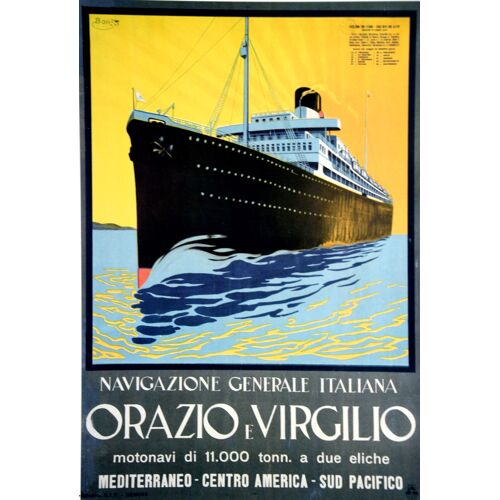 Affiche Orazio Virgilio