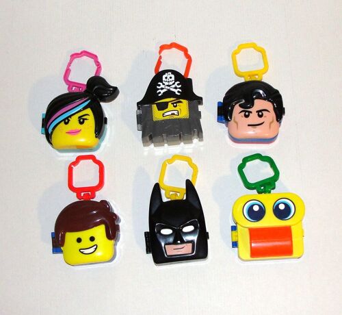 figurine super heros alien pirate LEGO mac donalds lot 6 personnages jeux happy meal