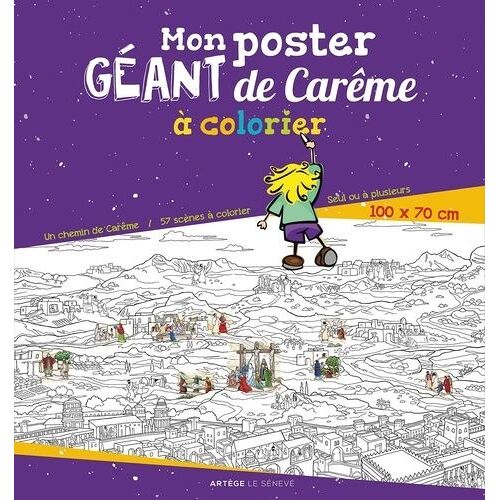 Mon Poster Géant De Carême À Colorier