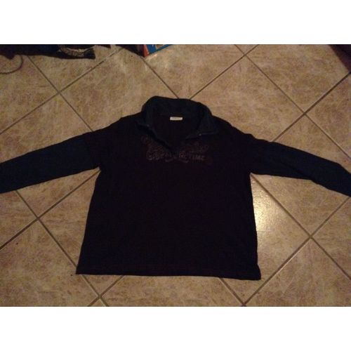 Haut Bordeaux Et Noir Taille 40 Yessica