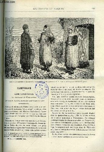 Les Missions Catholiques N° 745 - Japon Septentrional, La Chrétienté De Wakamatsou, Lettre De M. Vigroux, Mort De Deux Missionnaires Français A Ambositra, Druses Et Maronites Par Le R.P. Moyse D(...)