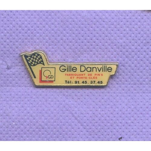 Rare Pins Gille Danville Fabriquant De Pin's Et Porte Cles P765