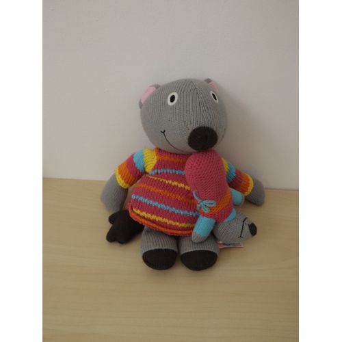 Doudou Peluche Loup T Sonbébé Latitude Enfant