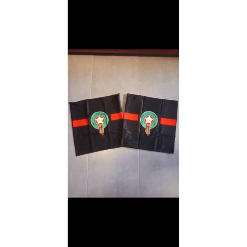 Drapeau décoratif Maroc – lot de 2 drapeaux officiels en tissu