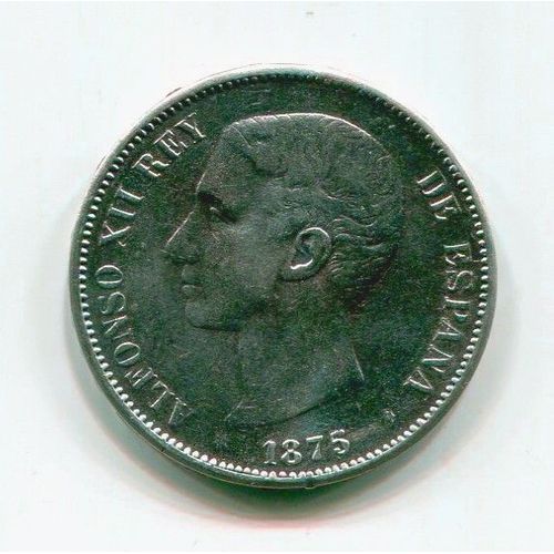 5 Pesetas 1875