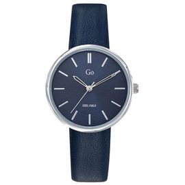 Go Girl Montre Femme Acier Cuir Bleu 699316