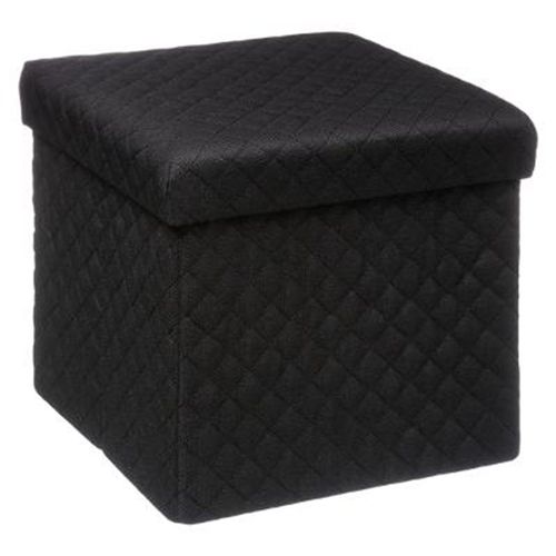 Pouf Carré Design "Mix N'modul" 31cm Noir