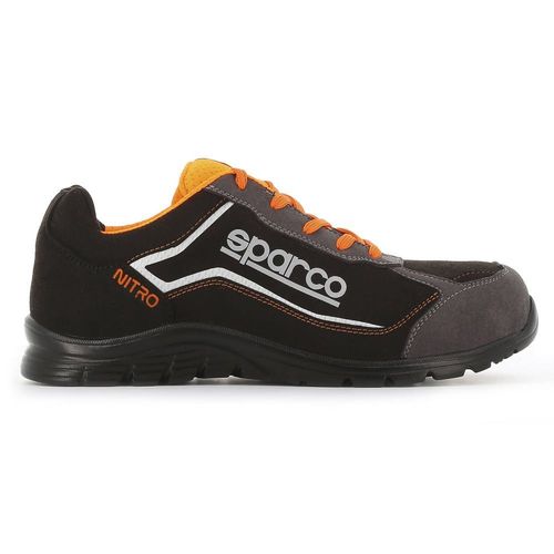 Chaussure Basse S3 Sparco Nitro S24 - Orange Et Noir - Taille 41 - Nitro 07522 Nrgr - 41